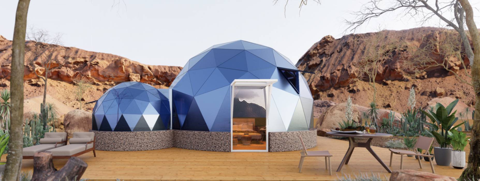 海城区球形智能光伏玻璃星空房